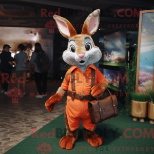 Rust Wild Rabbit mascot...