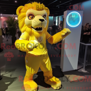 Costume de mascotte de lion...