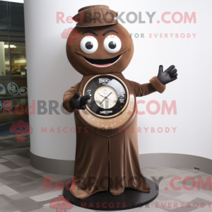 Brown Hourglass mascot...