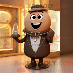 Brown Hourglass mascot...