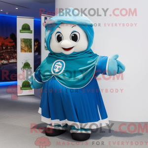 Sky Blue Irish Flag mascot...