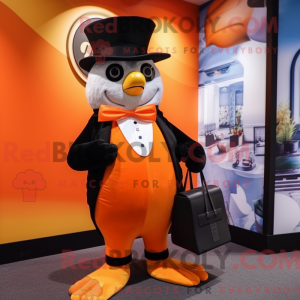 Orange Seal mascot costume...
