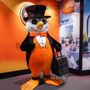 Orange Seal maskot kostume...