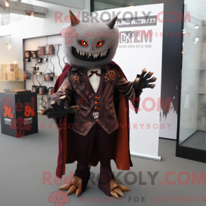 Rust Vampyr maskot drakt...