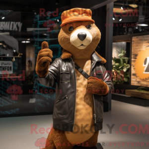 Rust Weasel maskot drakt...