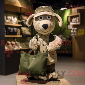 Postava maskota Olive Sheep...