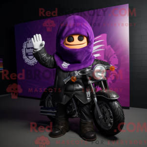 Purple Tacos mascot costume...