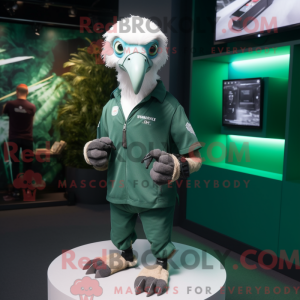 Forest Green Vulture mascot...