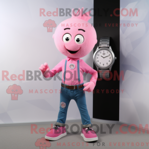 Pink Wrist Watch maskot...