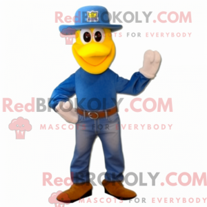 Sky Blue Hens mascot...