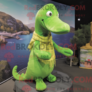 Limegrøn Loch Ness Monster...