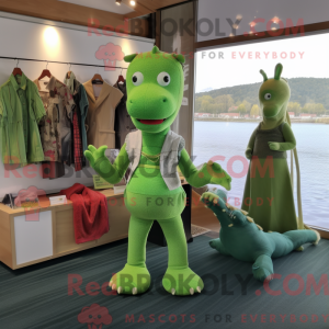 Limegrønn Loch Ness Monster...