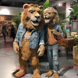 Rust Smilodon mascot...