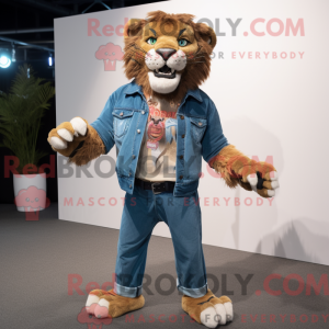 Rust Smilodon maskot...