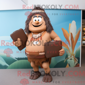 Brown Chief mascot costume...