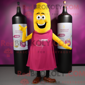 Magenta Bottle Of Mustard...