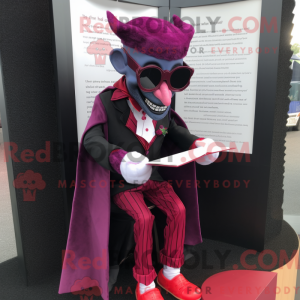 Magenta Vampyr maskot...