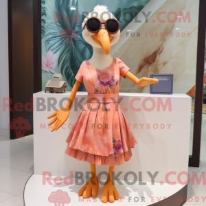 Peach Dodo Bird maskot...