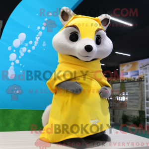 Yellow Marten mascot...