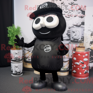 Black Soda Can mascot...
