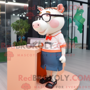 Peach Tapir máscara de...