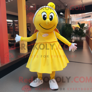 Lemon Yellow Aglet mascot...