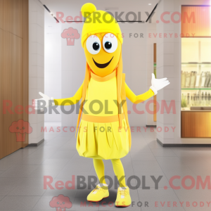 Lemon Yellow Aglet mascot...