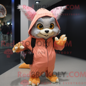 Peach Chupacabra maskot...