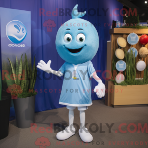 Sky Blue Onion mascot...