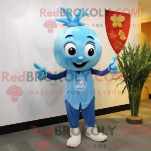 Sky Blue Onion mascot...