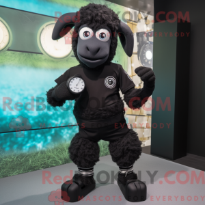 Black Ram mascot costume...