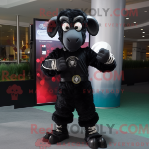 Black Ram-mascottekostuum...