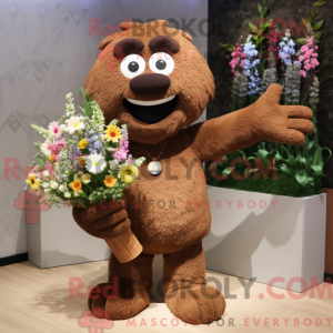 Costume mascotte de bouquet...