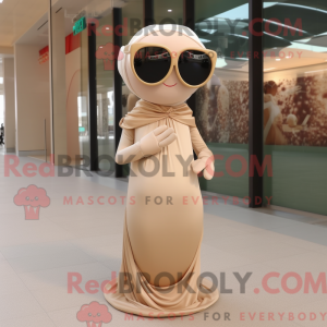 Beige armbånd maskot...