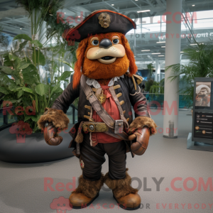 Rust Pirate Maskot Drakt...