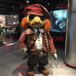 Rust Pirate maskot drakt...