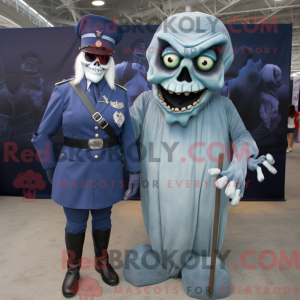 Navy Undead mascot costume...