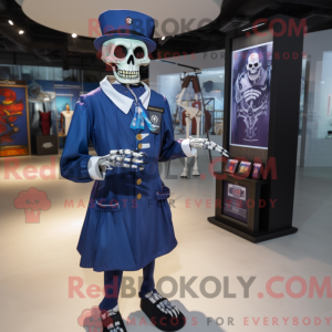 Navy Undead mascot costume...