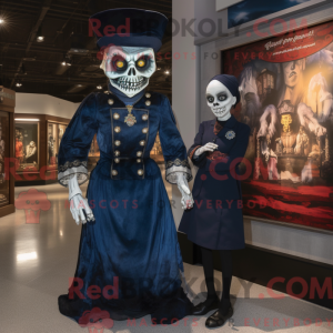 Navy Undead maskot kostume...