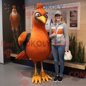 Orangefarbener...