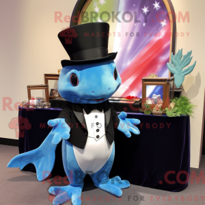 Blue Axolotls mascot...
