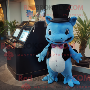 Blue Axolotls mascot...