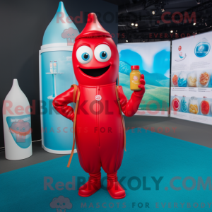 Cyan Bottle Of Ketchup...