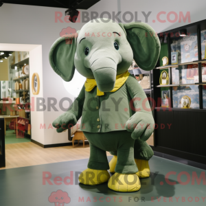 Olive Elephant mascot...