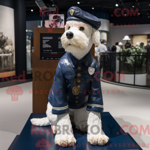 Navy Dog-maskotdraktfigur...