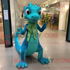 Teal Geckos Maskottchen...