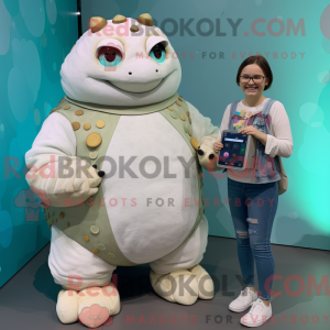 White Glyptodon mascot...