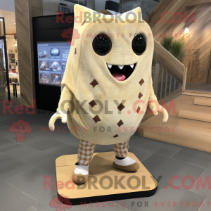 Beige Stingray mascot...
