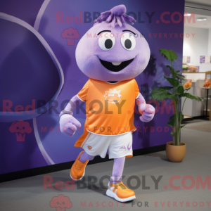 Máscara de mandarim lavanda...