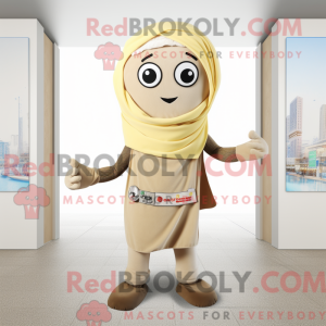 Beige Miso Soup mascot...